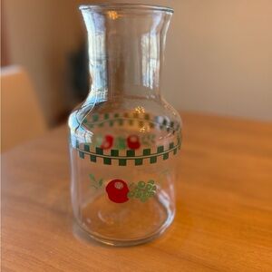 CORNING CORELLE glass cottage core juice carafe